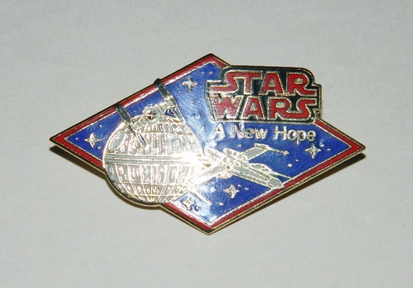 Star Wars: A New Hope Movie Logo Metal Cloisonne Pin 1994 NEW UNUSED picture