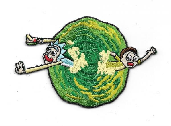 Rick and Morty Animated TV Series Portal Jumping Embroidered Patch S2 NEW UNUSED