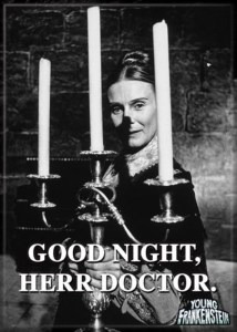 Young Frankenstein Movie Frau Blucher Good Night Herr Doctor Refrigerator Magnet