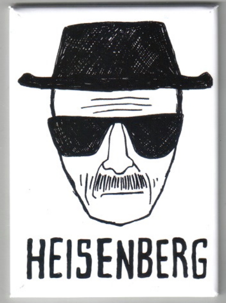 Breaking Bad TV Series Walter White Heisenberg Alias Art Image Magnet NEW UNUSED