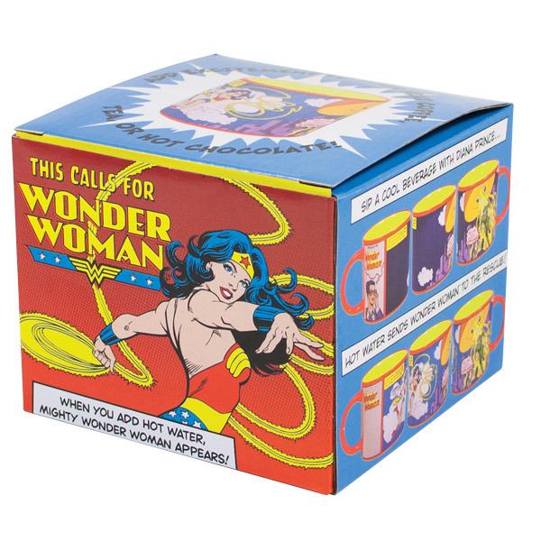 This Calls for Wonder Woman Comic Art Disappearing 14 oz Ceramic Mug DC NEW picture