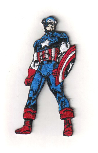 Marvel Comics Captain America Standing Figure Patch NEW UNUSED