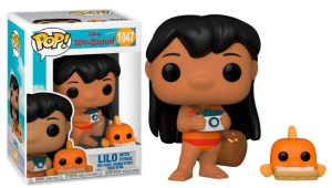 Walt Disney Lilo & Stitch Lilo with Pudge Vinyl POP Figure Toy #1047 FUNKO NIB picture