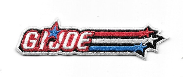 G.I. Joe Regular Name Logo Embroidered Patch Small Version, NEW UNUSED