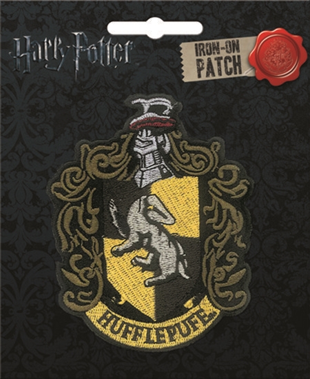 Harry Potter House of Hufflepuff New Crest Logo Embroidered Patch NEW UNUSED ATB picture