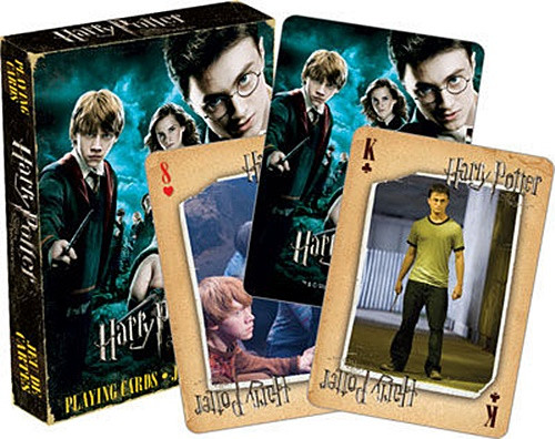 Harry Potter and the Order of the Phoenix Movie Illustrated Playing Cards, NEW