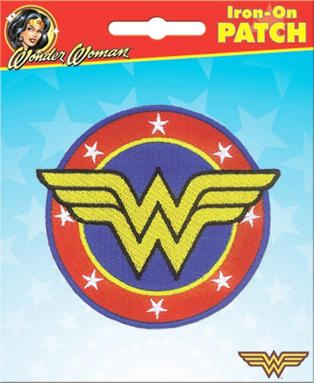 Wonder Woman WW Chest Logo with Stars Embroidered Patch DC Comics NEW UNUSED picture