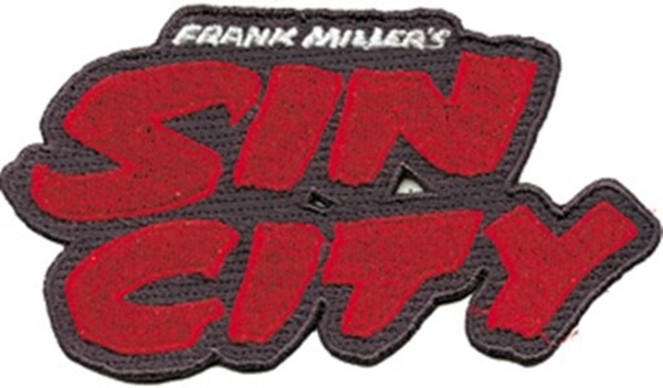 Frank Miller's Sin City Name Logo Embroidered Patch, NEW UNUSED