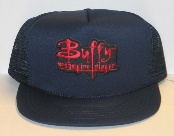 Buffy The Vampire Slayer TV Series Name on a Black Baseball Cap Hat NEW picture