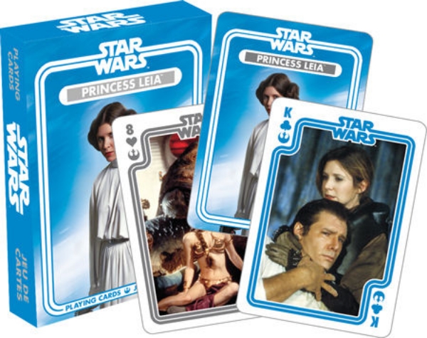 Star Wars Princess Leia Organa Photo Illustrated Playing Cards Deck NEW SEALED picture