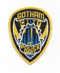 Batman Gotham Police Department Shield Logo Embroidered Patch, NEW UNUSED