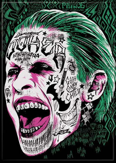 Suicide Squad Movie Joker Screaming Refrigerator Magnet NEW UNUSED picture