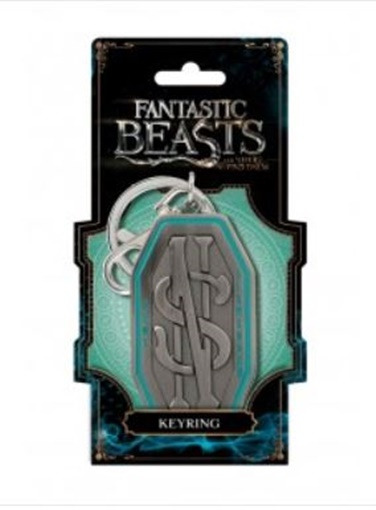 Fantastic Beasts And Where To Find Them Newt's NS Logo Pewter Keyring Keychain picture