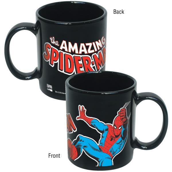 Marvel Comics Amazing Spider-Man Character and Name 12 oz Ceramic Mug NEW UNUSED picture