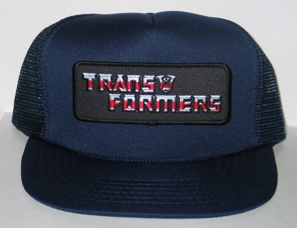 Transformers Name Logo Patch on a Black Baseball Cap Hat NEW