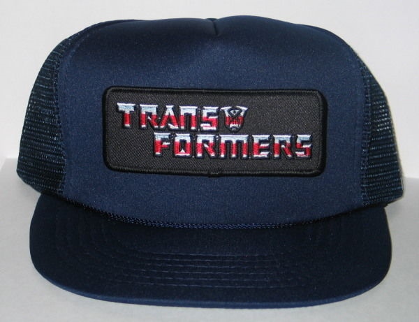 Transformers Name Logo Patch on a Black Baseball Cap Hat NEW picture