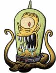 The Simpsons Drooling Kodos Alien Figure Embroidered Patch, NEW UNUSED