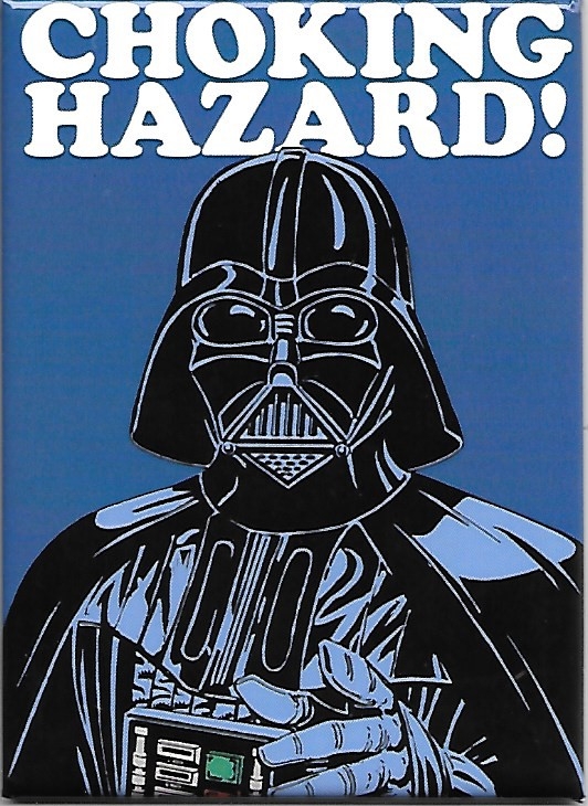 Star Wars Darth Vader Choking Hazard! Art Image Refrigerator Magnet NEW UNUSED