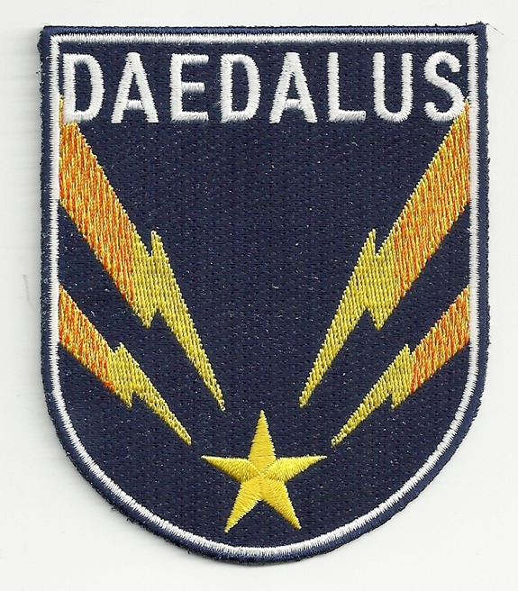 Stargate Atlantis TV Series Daedalus Ship Crew Logo Embroidered Patch NEW UNUSED