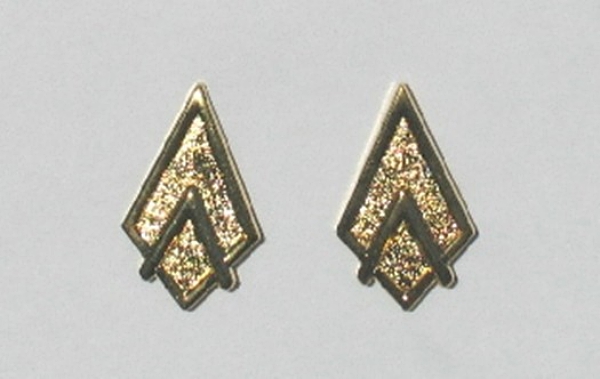 New Battlestar Galactica Lieutenant Collar Rank Pips Pins Set of 2 NEW UNUSED