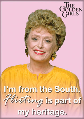 The Golden Girls TV Series Blanche I'm From The South Photo Refrigerator Magnet