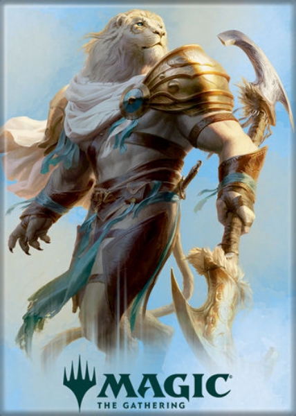 Magic the Gathering Card Game Ajani Image Refrigerator Magnet NEW UNUSED picture