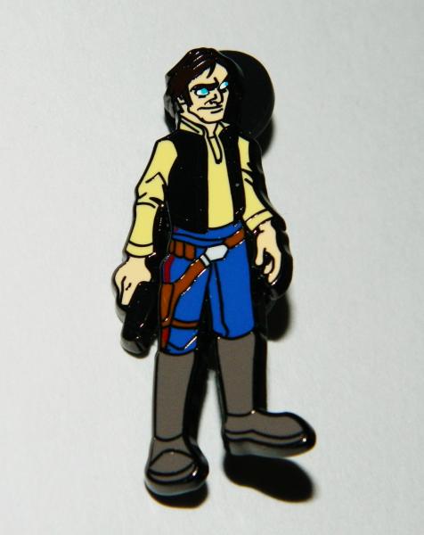 Star Wars Celebration Chicago 2019 Han Solo Exclusive Figure Metal Enamel Pin