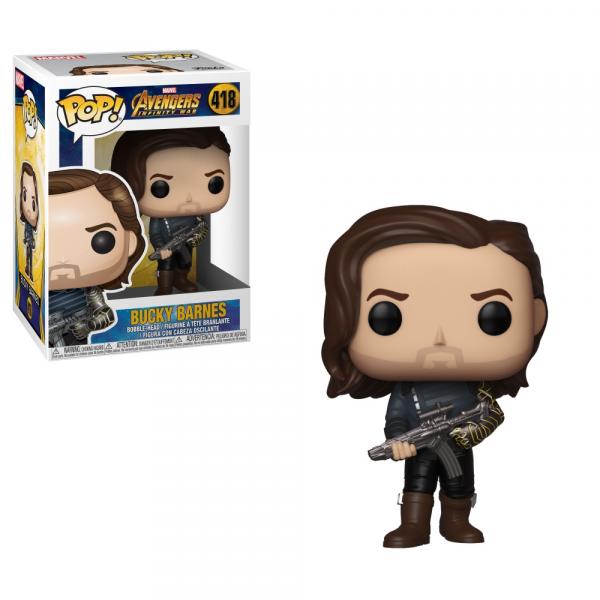 Avengers Infinity War Bucky with Weapon Vinyl POP! Figure Toy #418 FUNKO NEW MIB