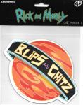Rick and Morty TV Series Blips and Chitz Logo Image Car Magnet NEW UNUSED