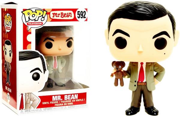 Mr. Bean TV Series with Teddy Bear Vinyl POP! Figure Toy #592 FUNKO NEW MIB picture