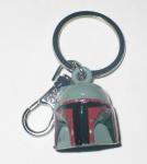 Star Wars Boba Fett Mask / Helmet Colored 3-D Key Chain NEW UNUSED