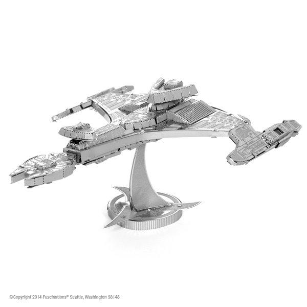 Star Trek Klingon Battlecruiser Metal Earth 3-D Laser Cut Steel Model Kit MMS283 picture