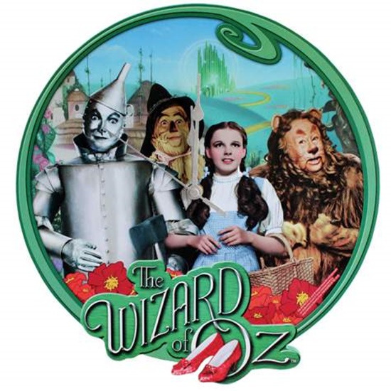 The Wizard of Oz Dorothy and Friends 12.5" Cordless Wall Clock, NEW SEALED picture