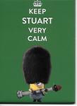 Minions Movie Keep Stuart Very Calm Stuart with Bazooka Refrigerator Magnet NEW