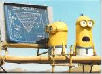 Minions Movie What The Phil and Kevin Pyramid Building Refrigerator Magnet NEW