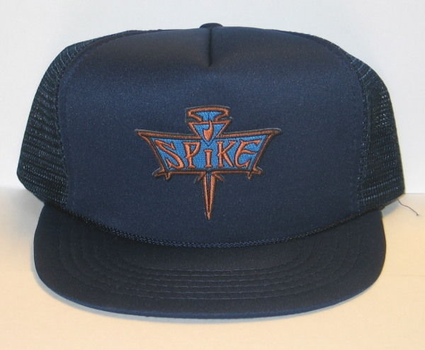 Buffy The Vampire Slayer Spike Logo Patch on a Black Baseball Cap Hat NEW picture