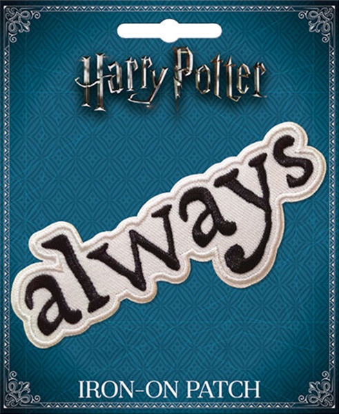 Harry Potter Snape's Patronus Word Always Logo Embroidered Patch NEW UNUSED ATB