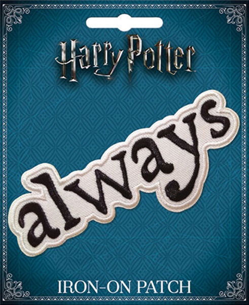 Harry Potter Snape's Patronus Word Always Logo Embroidered Patch NEW UNUSED ATB picture