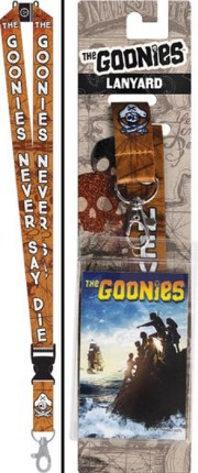 The Goonies Never Say Die and Logo Lanyard with Photo Badge Holder NEW UNUSED