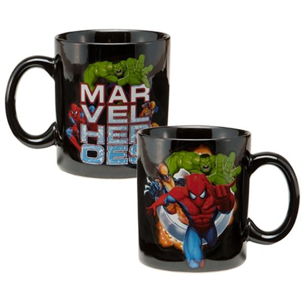 Marvel Comics Heroes Illustrated 12 oz Ceramic Coffee Mug NEW UNUSED