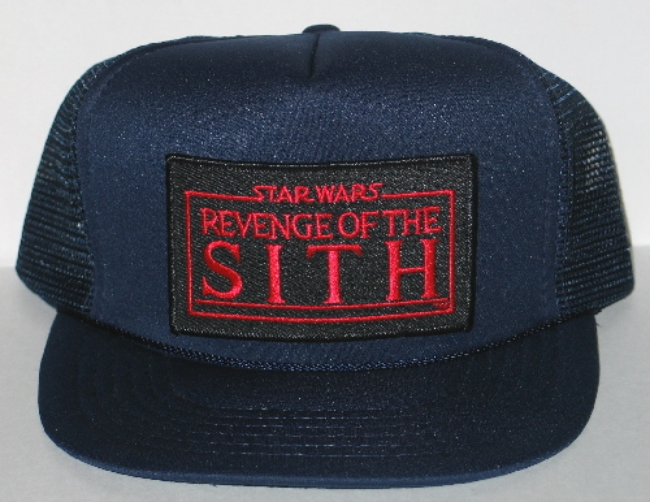 Star Wars Revenge of the Sith Movie Embroidered Patch o/a Black Baseball Cap Hat
