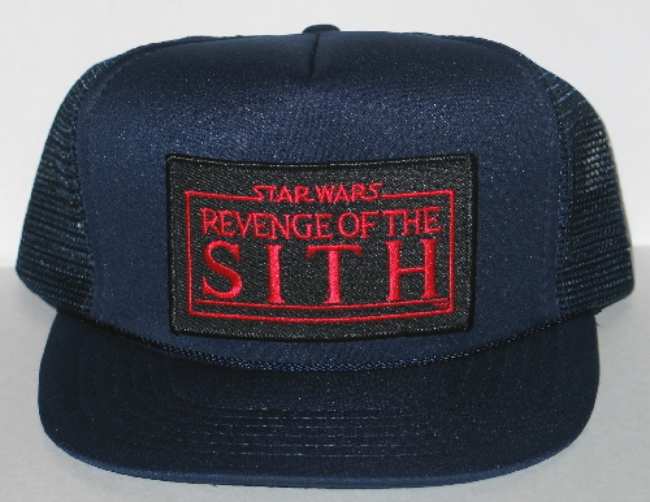 Star Wars Revenge of the Sith Movie Embroidered Patch o/a Black Baseball Cap Hat picture