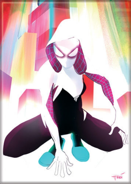 Marvel Comics Spider Gwen #1 Cover Gwen Stacy as Spider Woman Fridge Magnet NEW picture