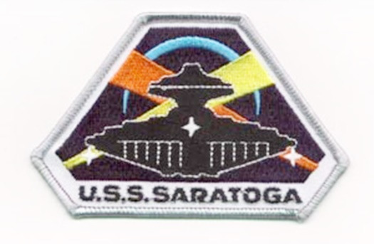 Space Above And Beyond TV Series USS Saratoga Embroidered Patch NEW UNUSED picture