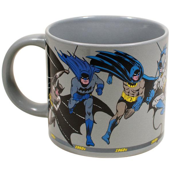 DC Comics Batman Comic Art Through The Years 14 oz Ceramic Coffee Mug NEW UNUSED picture