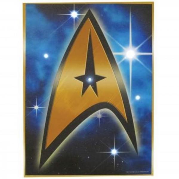 Star Trek Classic TV Command Insignia 12 x 16 Lighted Stretched Canvas Wall Art