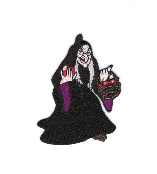 Walt Disney's Snow White, Evil Queen Witch Figure Embroidered Patch NEW UNUSED