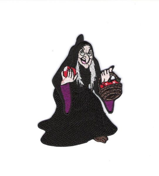 Walt Disney's Snow White, Evil Queen Witch Figure Embroidered Patch NEW UNUSED picture