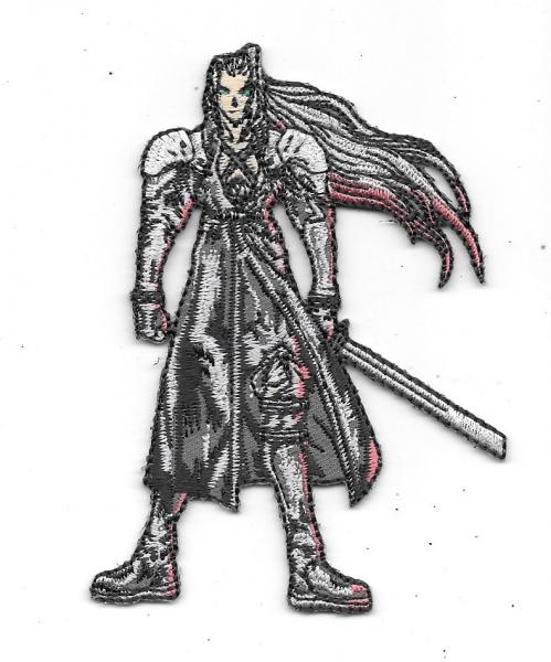 Final Fantasy VII Video Game Sephiroth Figure Embroidered Patch NEW UNUSED