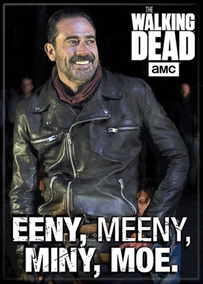 The Walking Dead TV Series Negan Eeny Meeny Miny Moe Photo Refrigerator Magnet